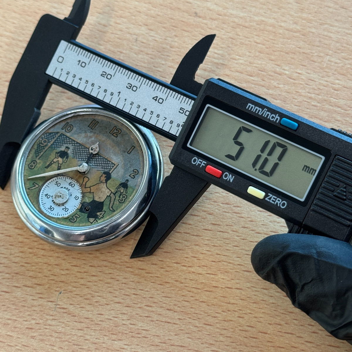 Ingersoll Football Pocket Watch  - Automation - Made In Great Britain To Repair