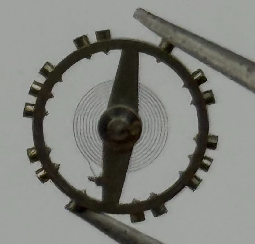 FHF 60 Balance Wheel Complete And Spring 6¾-8’’’ 200 M Watch Movement Parts NOS