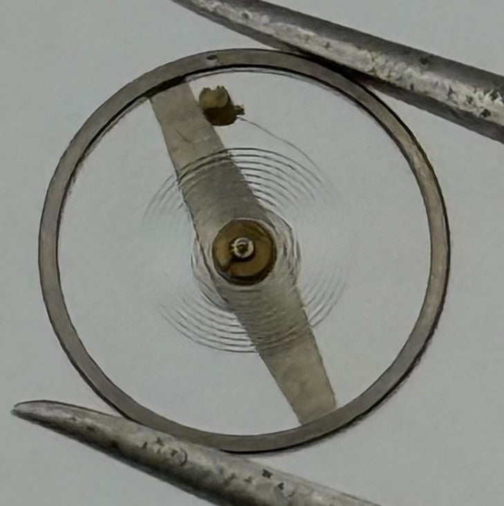 Oris 670 672 Balance Wheel Complete And Spring 8¾’’’ 5246 Watch Movement Parts