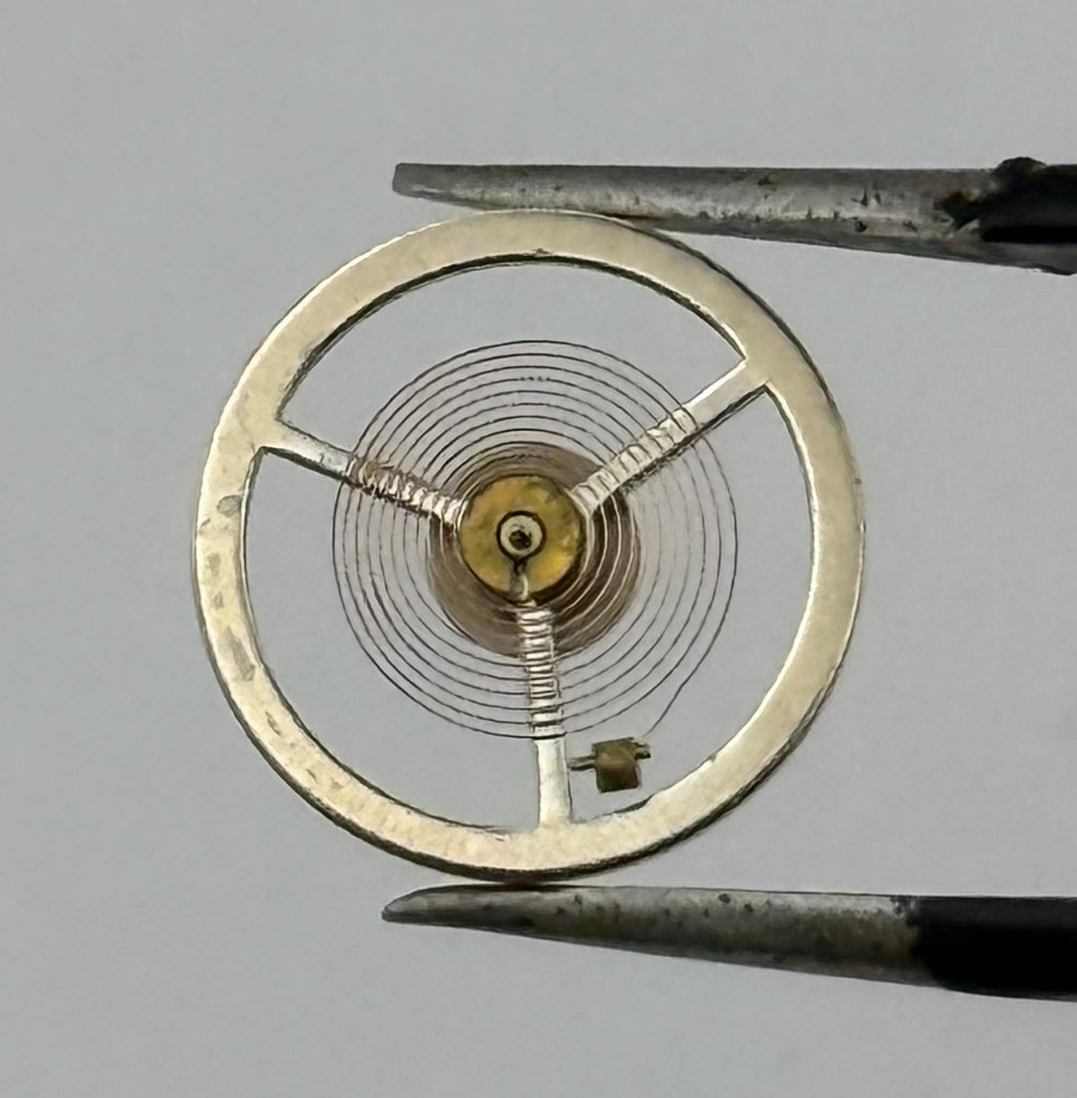 BFG 866 Balance Wheel Complete And Spring 65 Progress Watch Movement Parts NOS