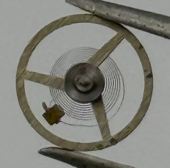 Tissot 2400 2401 Balance Wheel Complete And Spring 6¾’’’ Watch Movement Parts