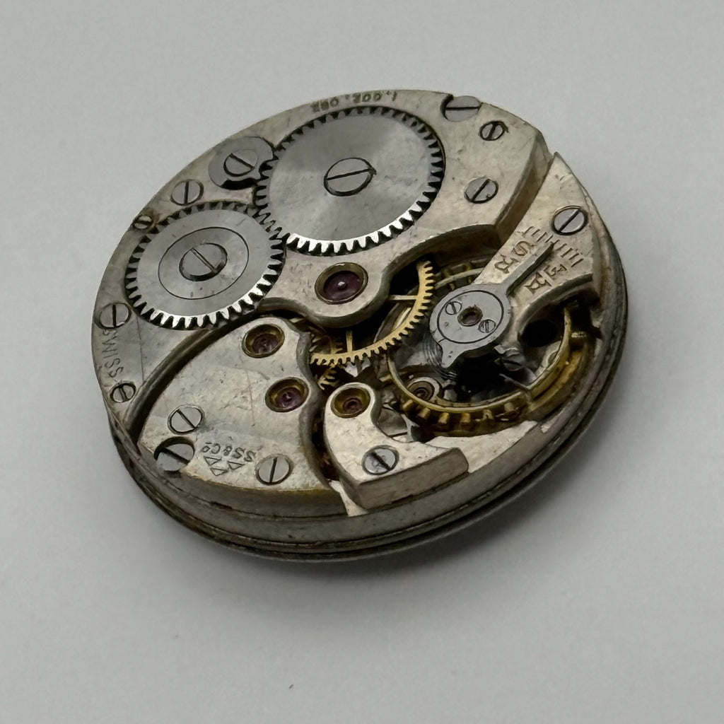 Stauffer SS & Co Trench Watch Movement Sub Seconds Swiss Parts 23.3mm
