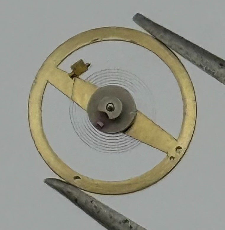 Amida 562 Balance Wheel Complete And Spring 8¾’’’ 874 Watch Movement Parts NOS