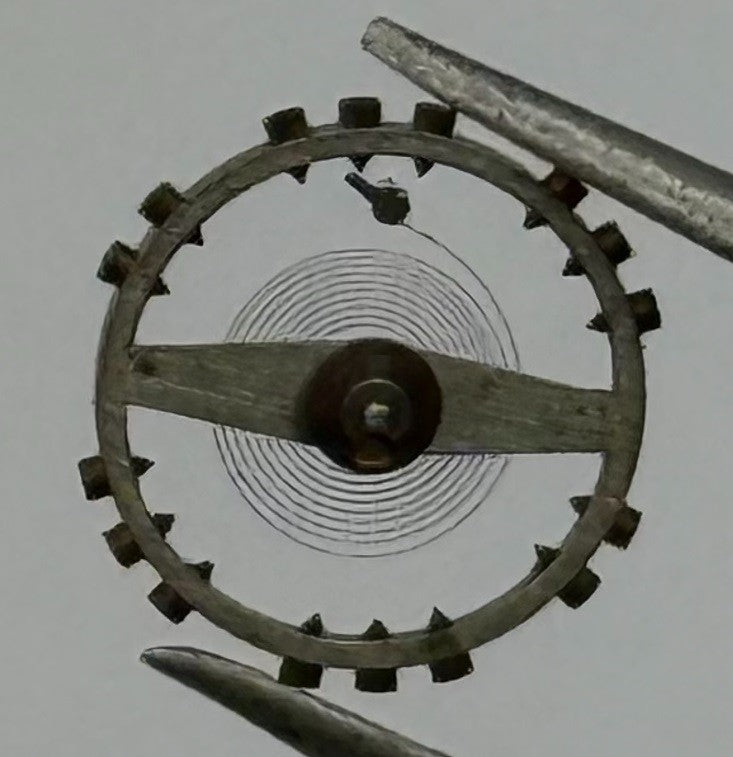 FEF 270 Balance Wheel Complete And Spring 5¼’’’ 173 M Watch Movement Parts NOS