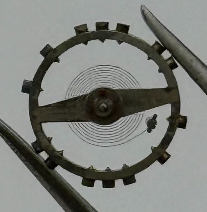FHF 60 Balance Wheel Complete And Spring 6¾-8’’’ 200 M Watch Movement Parts NOS