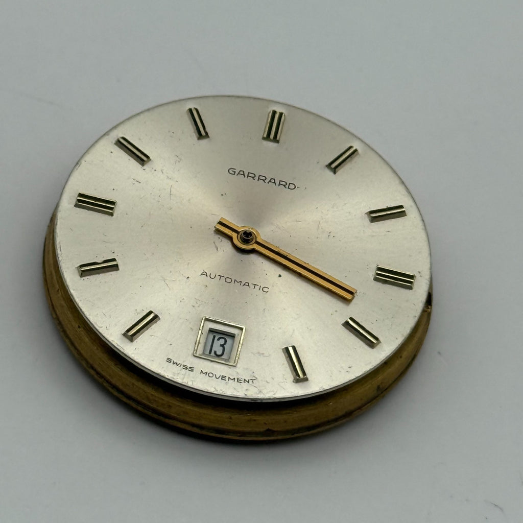 MSR S76-28 Watch Movement - Garrard Date Automatic - For Parts / Repair - 30.6mm