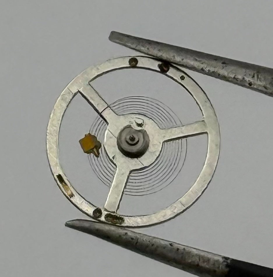 Rego 311 Lapanouse Balance Wheel Complete And Spring 8¾’’’ 706 Watch Parts NOS