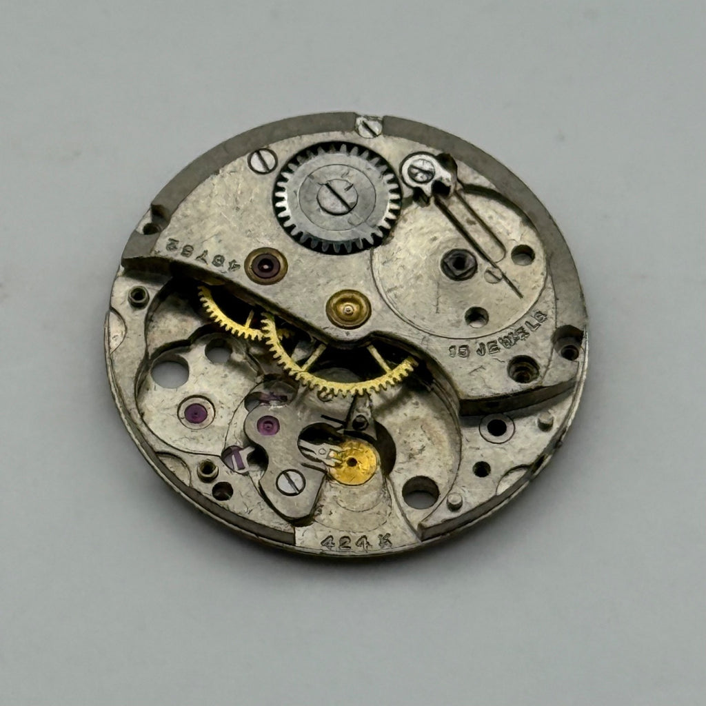 Cyma 424K Watch Movement - 19.6m - For Parts / Repair