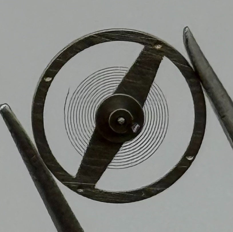 EB 1226 Special Balance Wheel Complete And Spring 8¾’’’ Watch Movement Parts NOS