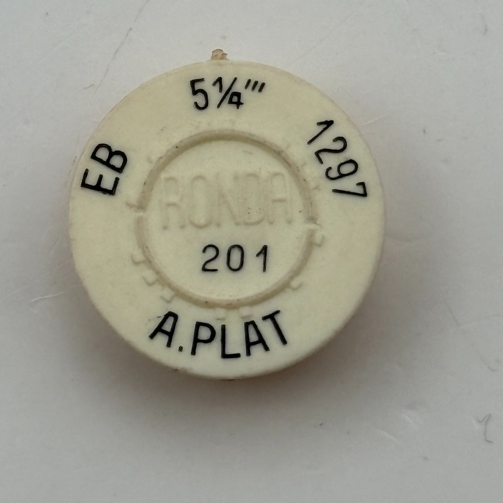 EB 1297 Balance Wheel Complete And Spring 5¼’’’ 201 Watch Movement Parts NOS