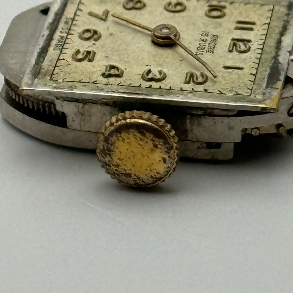 Peseux 120 Watch Movement Ancre 15 Rubis Swiss Manual Wind Parts Repair 12.8mm