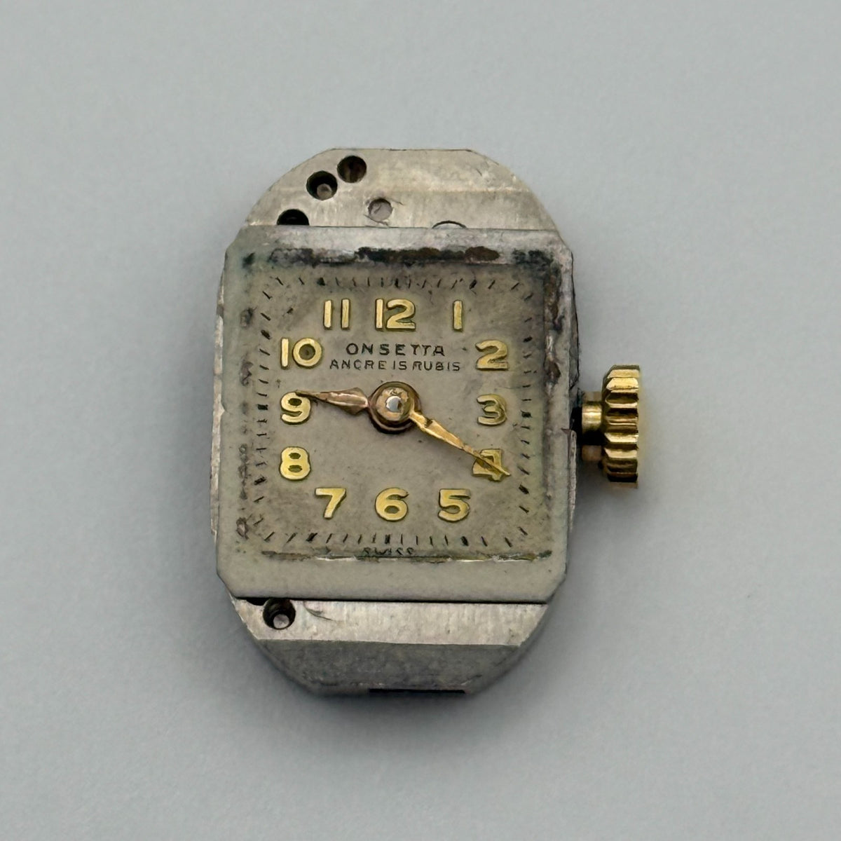 Unitas UT 521 Watch Movement - Onsetta - For Parts / Repair