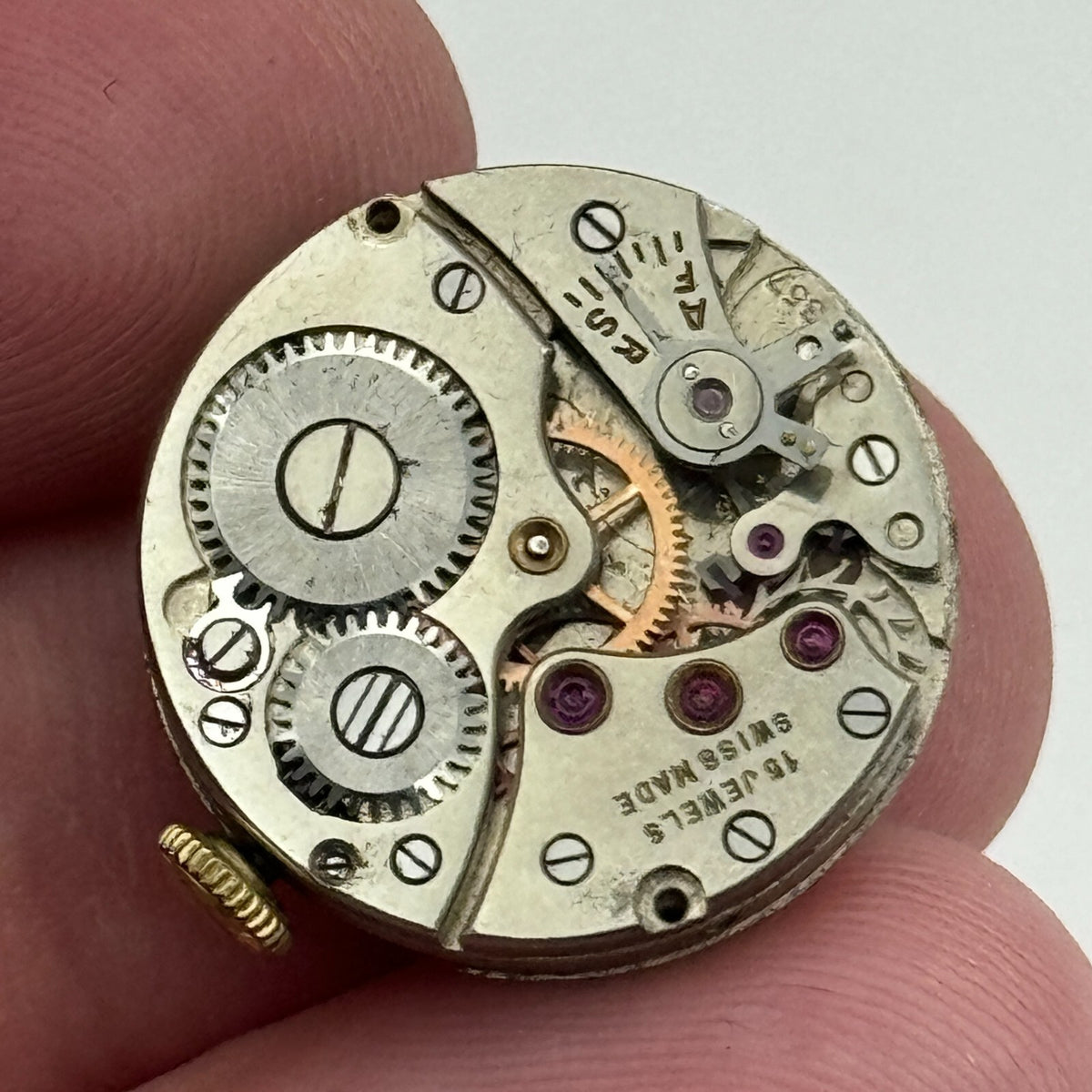 Cal 357 Watch Movement - H Samuel Acme Lever - For Parts / Repair - 19.7mm
