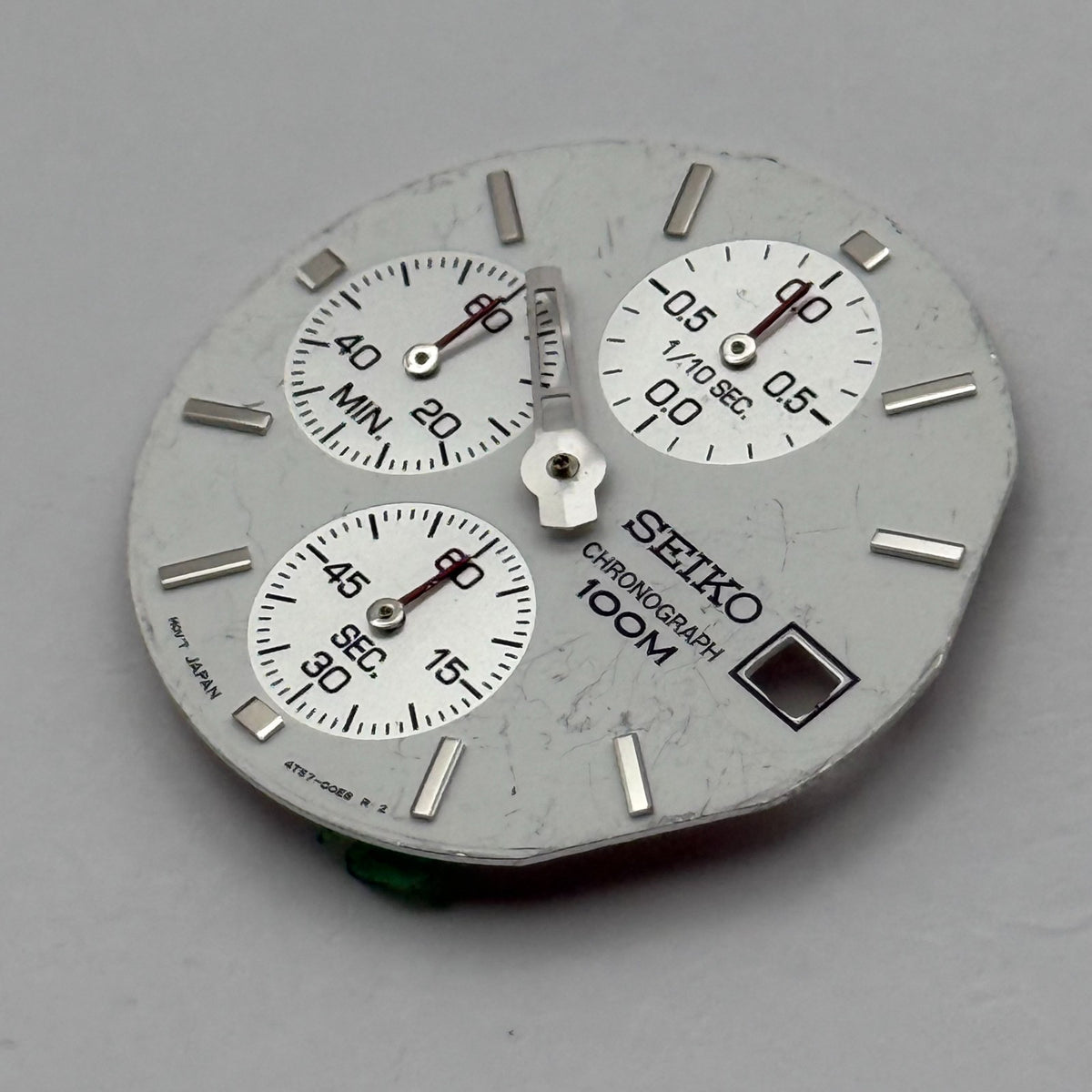 Seiko 4T57-0CE8 Watch Dial Chronograph 100M Japan Spare Parts Repair 29.4mm