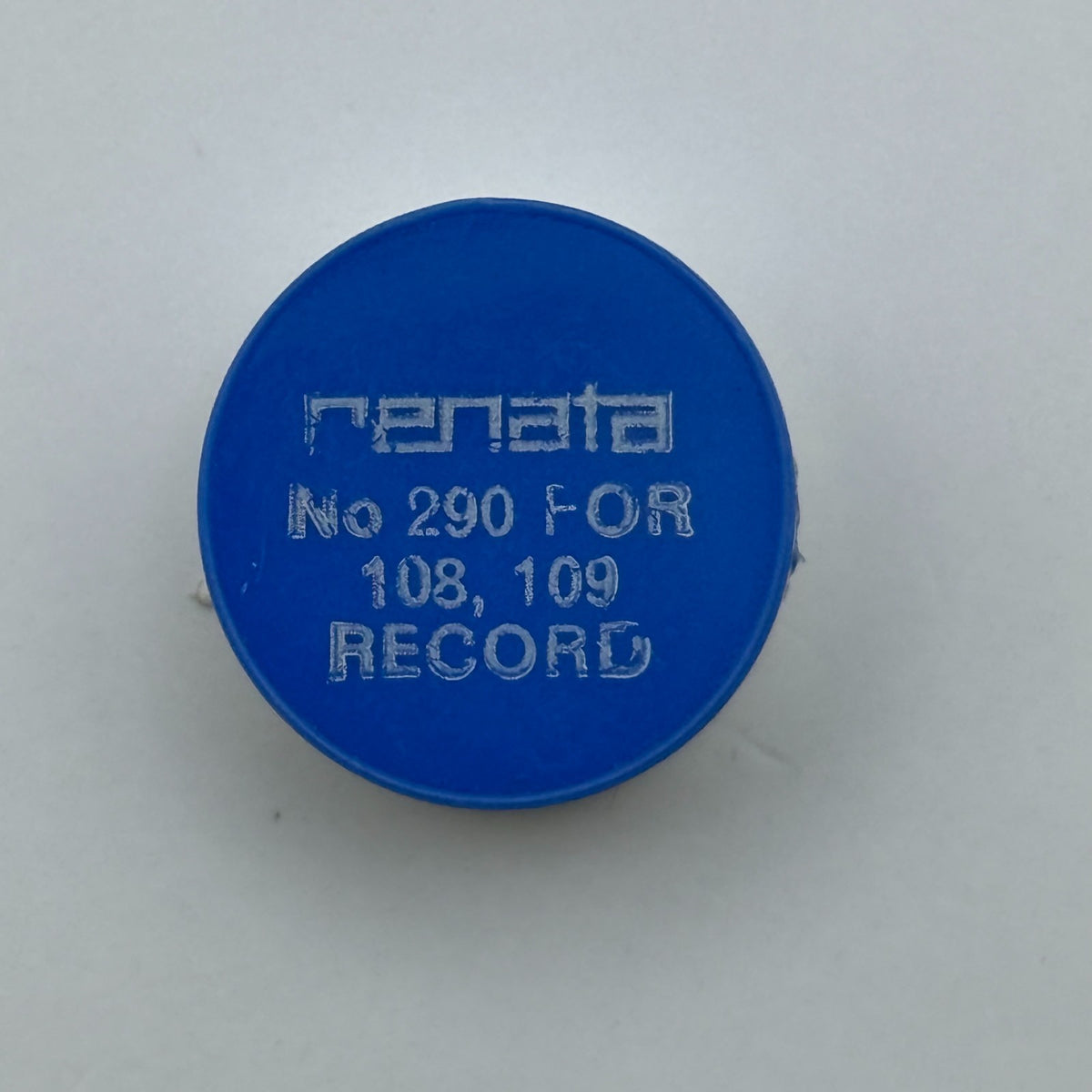 Record 108 109 Balance Wheel Complete And Spring 290 Watch Movement Parts NOS