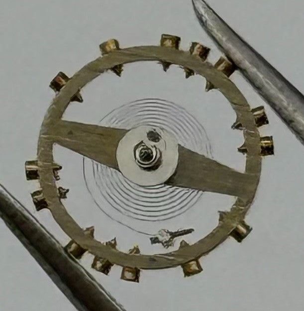 AS 1977-2 Balance Wheel Complete And Spring Renata 1831 Watch Movement Parts NOS