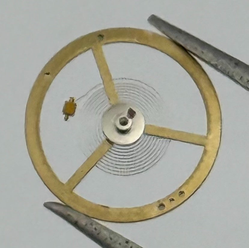Ebosa 65 Balance Wheel Complete And Spring 12½''' 942 Watch Movement Parts NOS