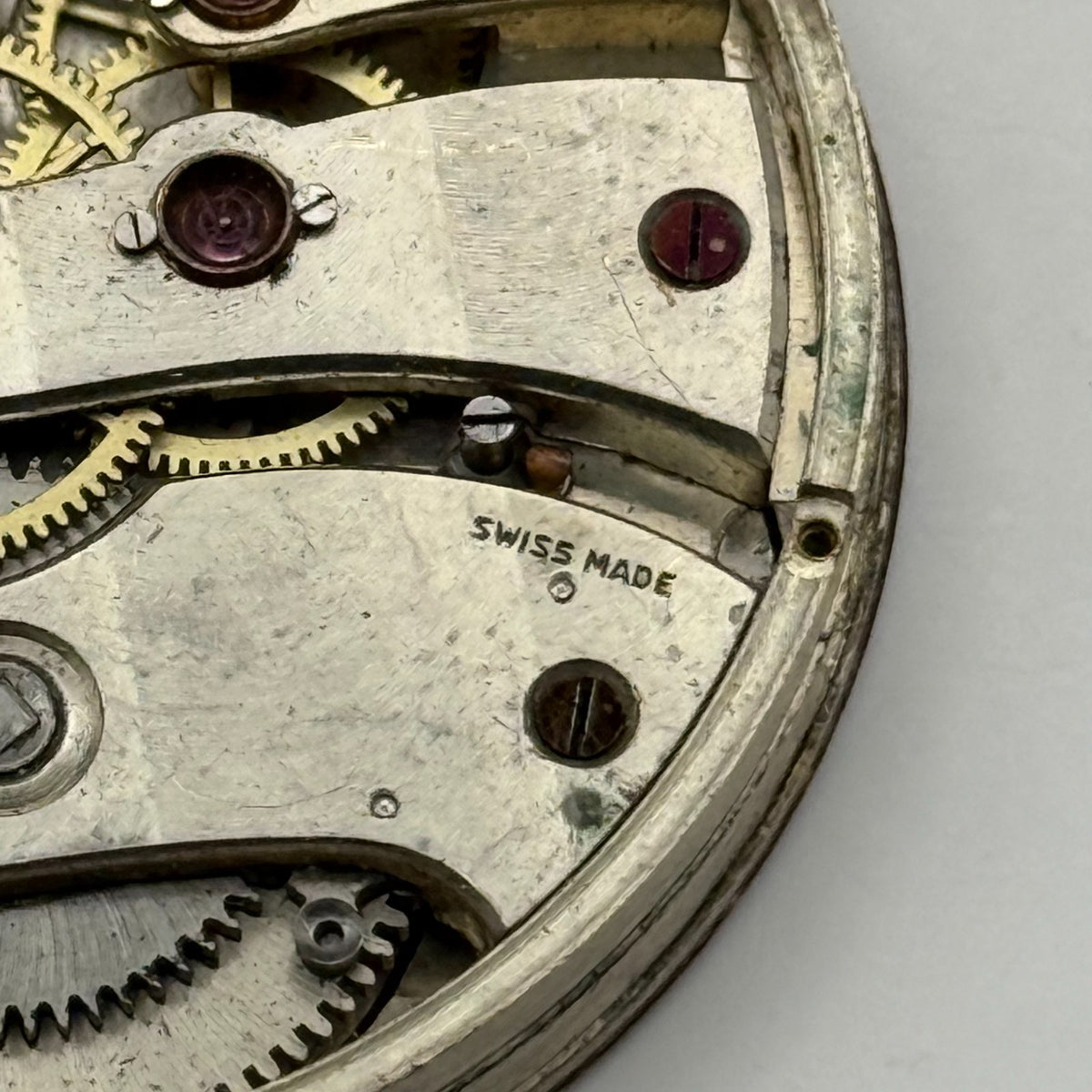 Mobilia Pocket Watch Movement High Grade Open Face Sub Seconds Parts 45.1mm