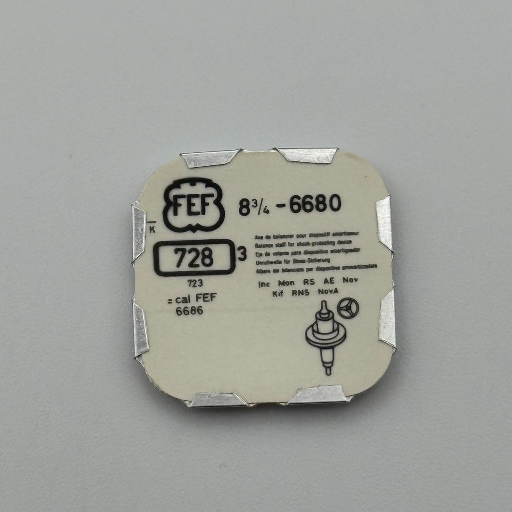 FEF 6680 Balance Staff Pack Of 3 - 8 3/4 - 728 - New Old Stock - Watch Parts