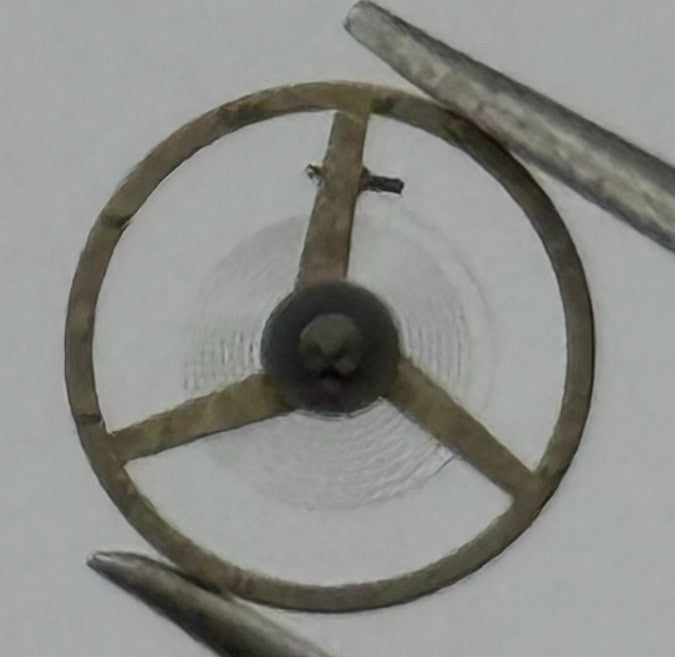 FHF 59-21 Balance Wheel Complete And Spring Renata 1353 Watch Movement Parts NOS