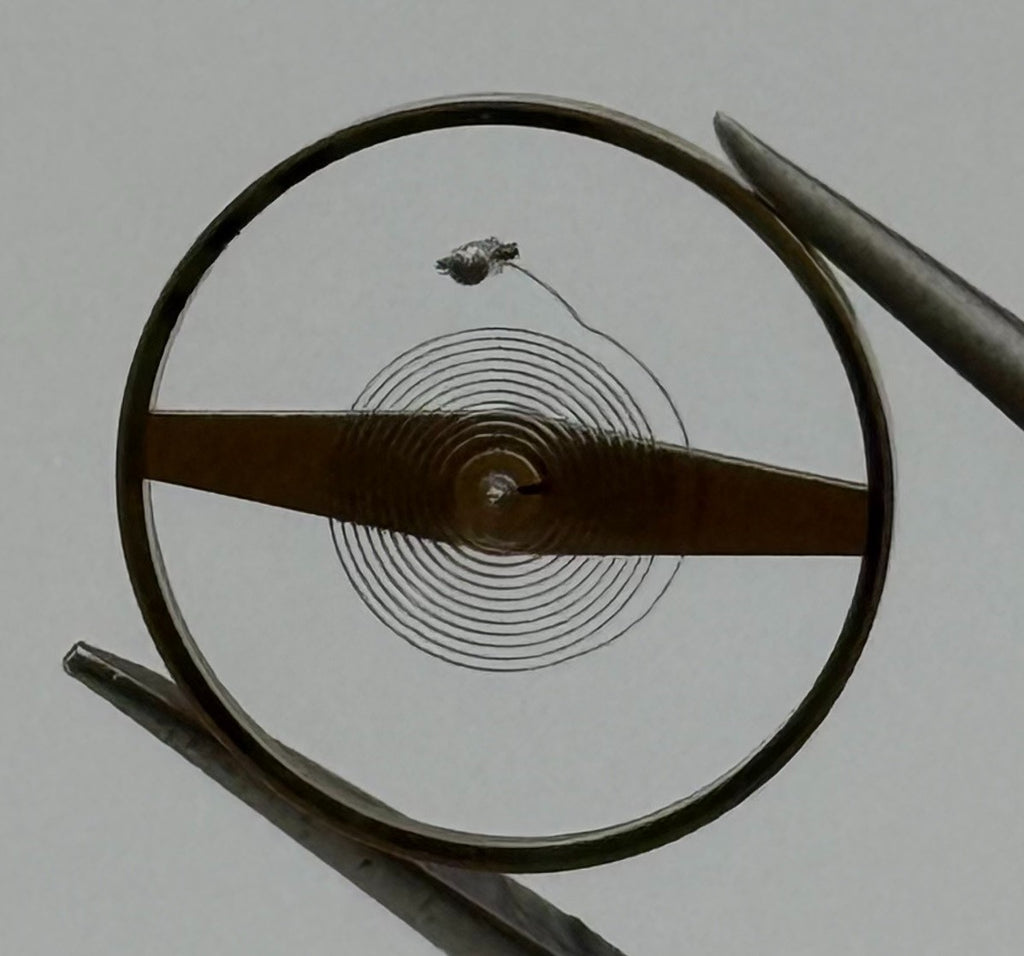 ST 96 Balance Wheel Complete And Spring 11½’’’ 1268 M Watch Movement Parts NOS