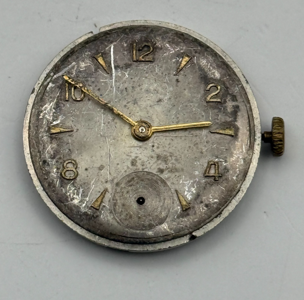 Record 620 Watch Movement - 15 Jewels - For Parts / Repair - 27mm