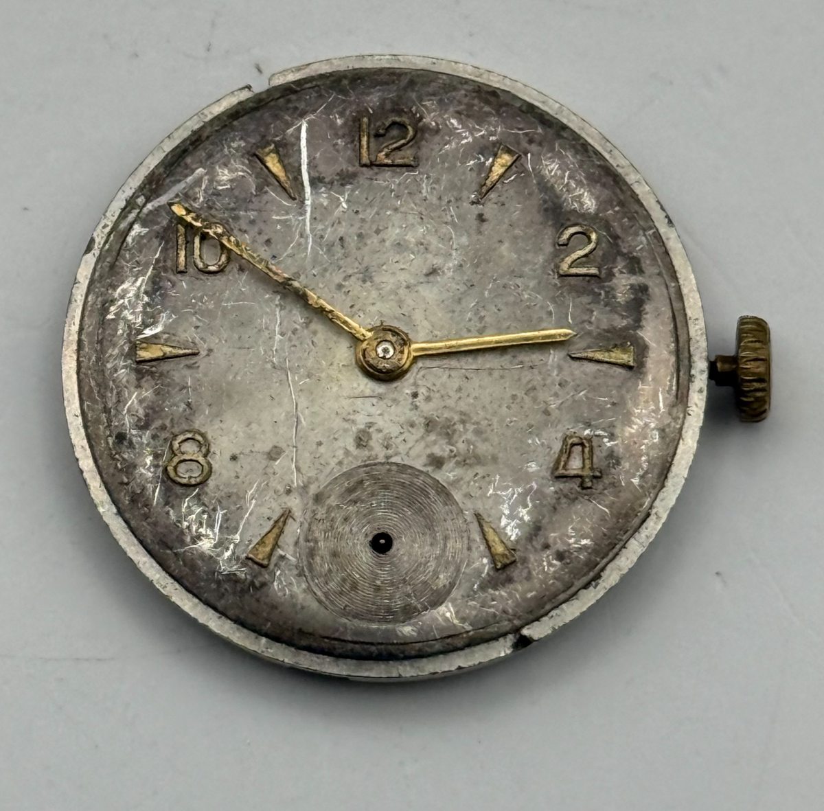 Record 620 Watch Movement - 15 Jewels - For Parts / Repair - 27mm