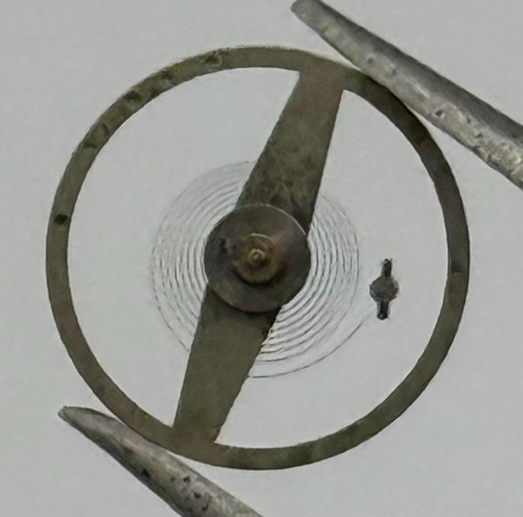 FEF 370 371 Balance Wheel Complete And Spring 176 Watch Movement Parts NOS