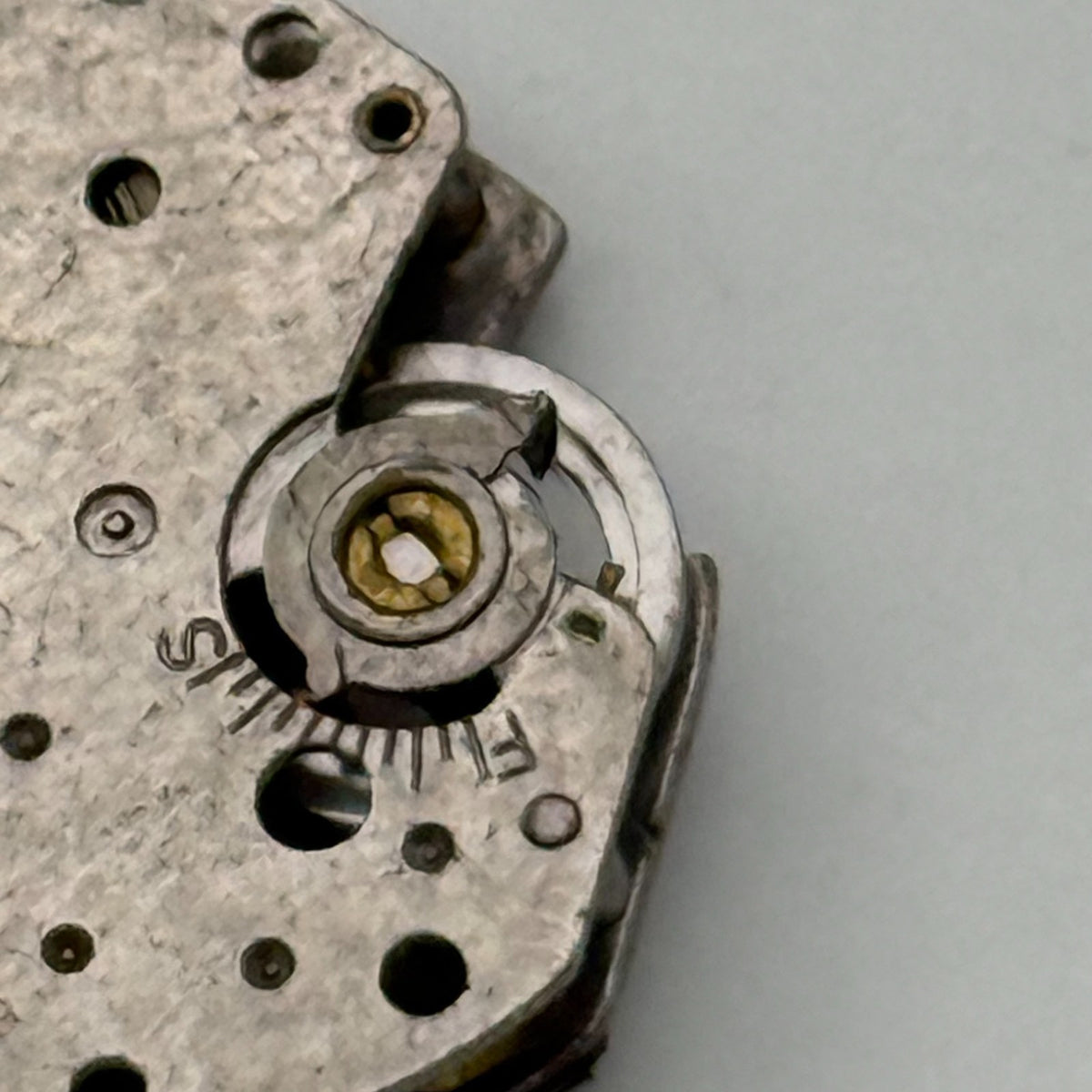 Timex 415 Watch Movement Great Britain Manual Wind Vintage Parts Repair 18.4mm
