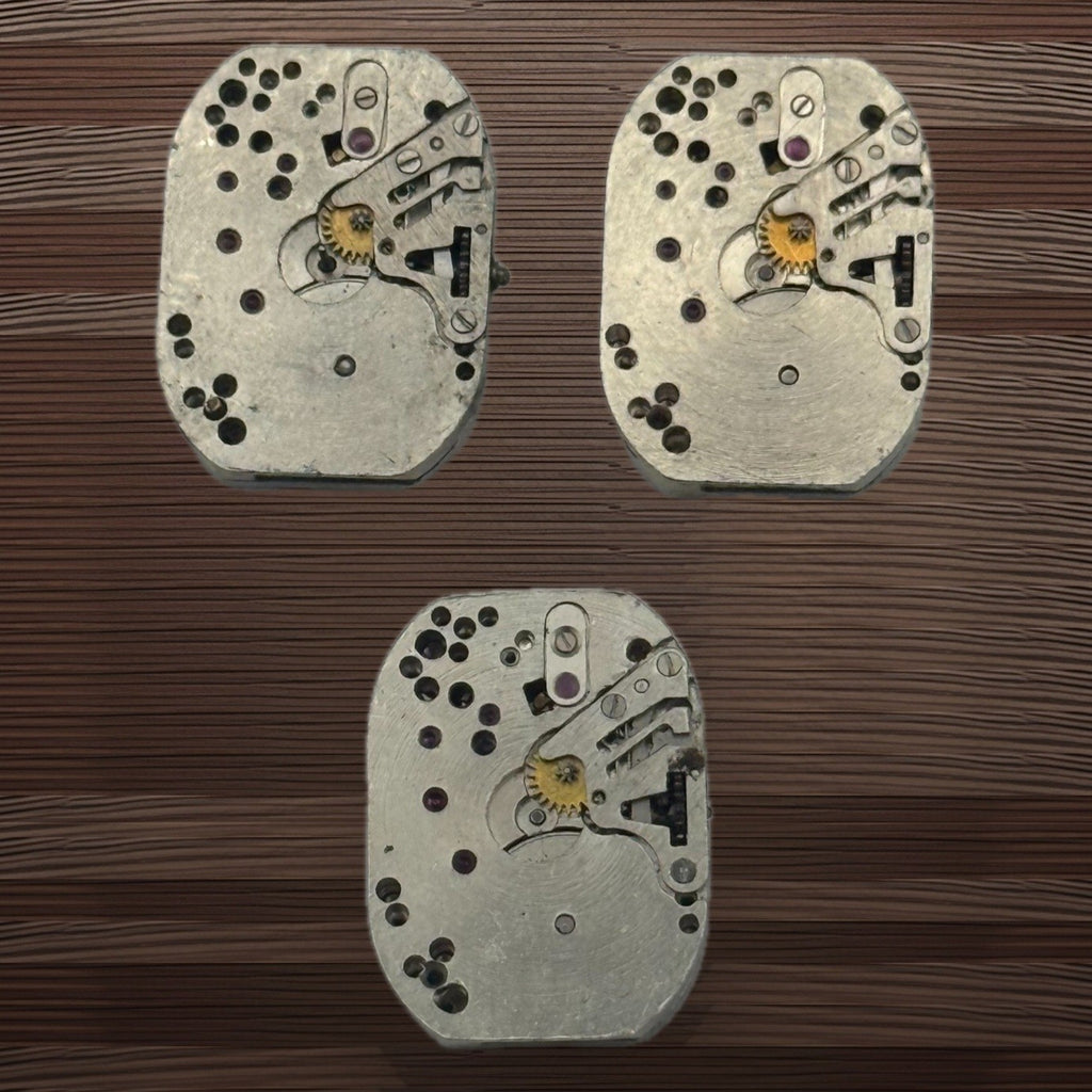 Zaria Luch 1800 Watch Movement Soviet USSR Ladies x 3 Pieces Parts Repair 15.5mm