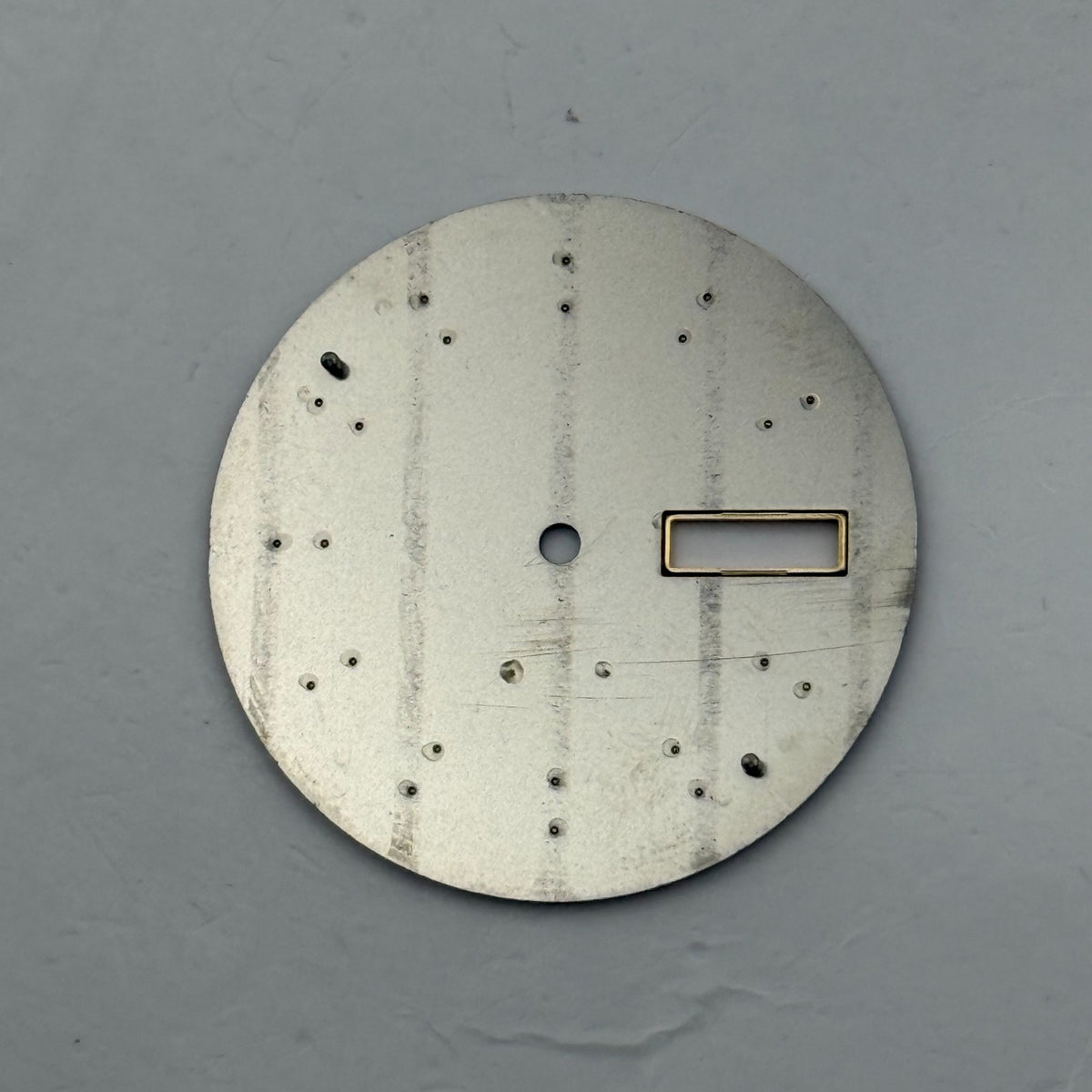 Seiko Watch Dial Black Japan Vintage Spare Parts Repair 29.4mm