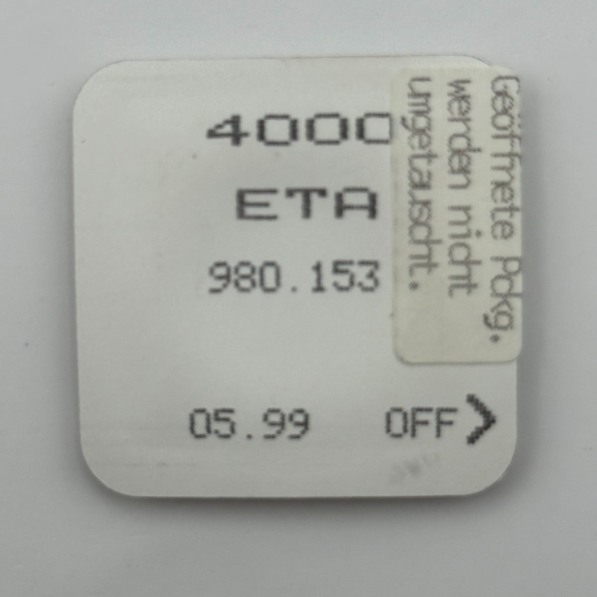 ETA 980.153 Circuit Part - New Old Stock - Vintage Watch Parts