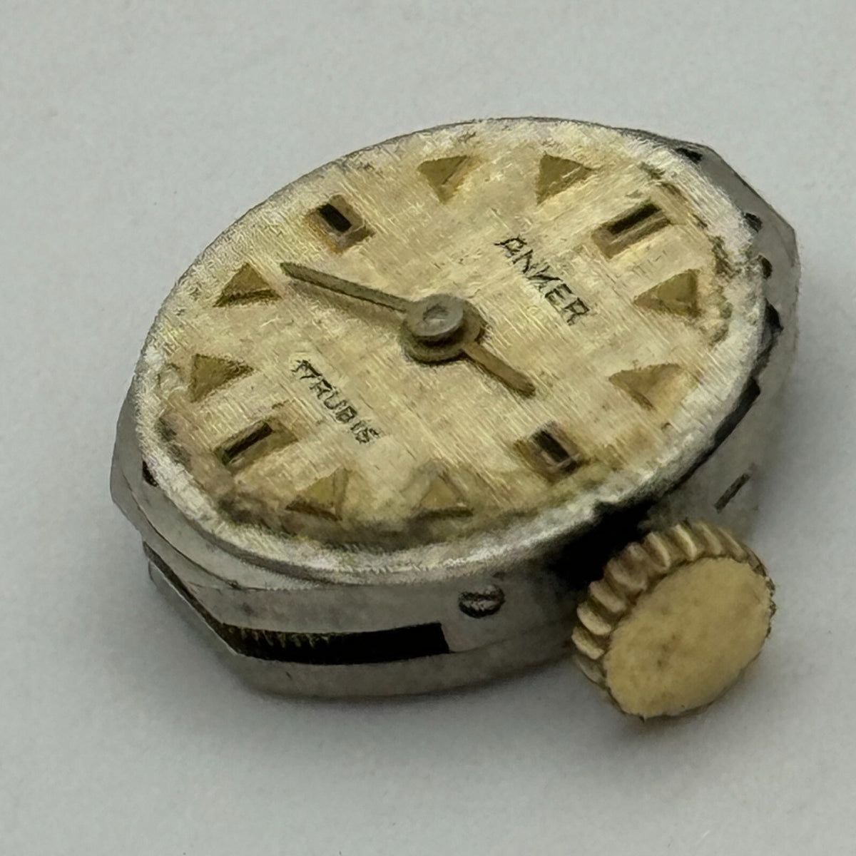 PUW 1075 Watch Movement Anker Ladies Manual Wind 21600 Swiss Vintage Parts 13mm