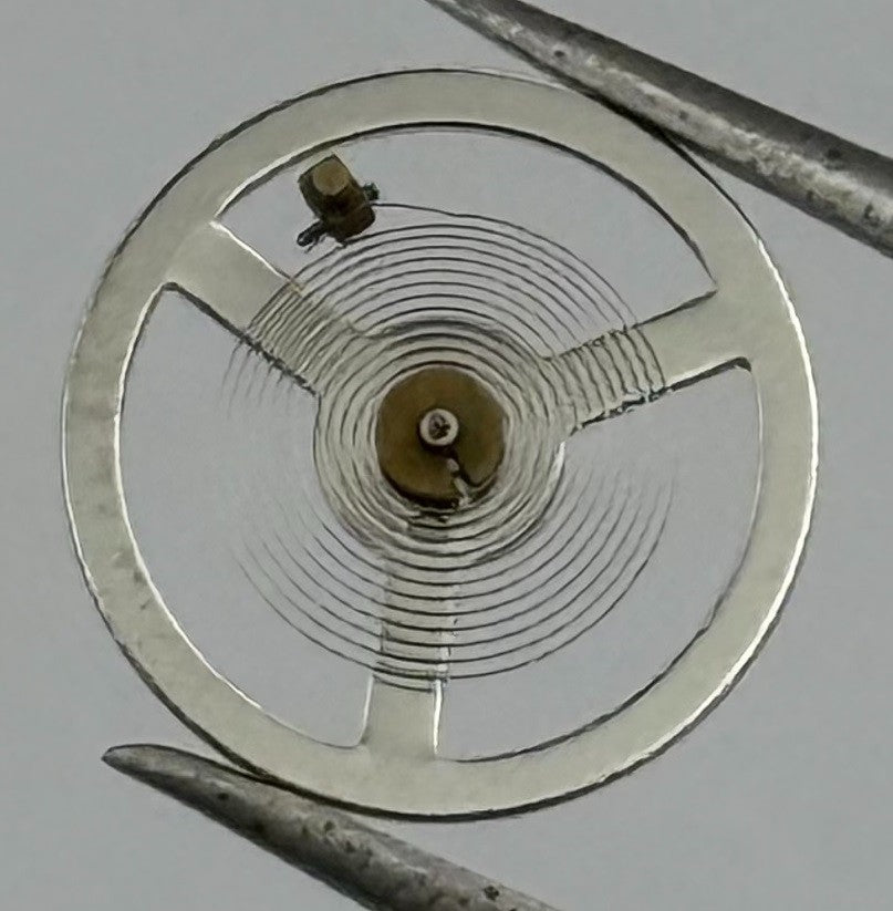 LSH 1262 Rosk Balance Wheel Complete And Spring 12’’’ 1855 Watch Movement Parts