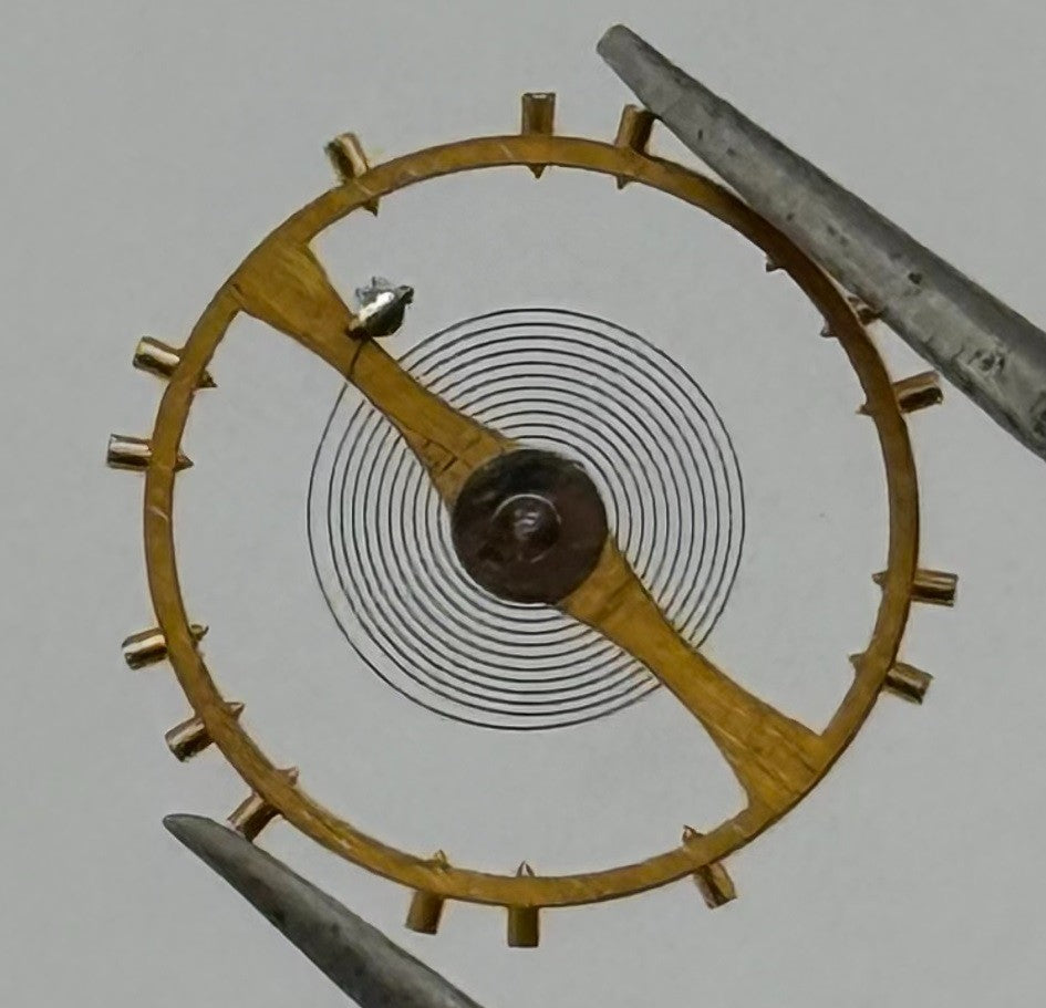 AS 1649 Balance Wheel Complete And Spring 11½’’’ 1663 Watch Movement Parts NOS