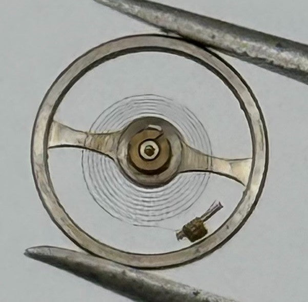 Oris 280 410 Balance Wheel Complete And Spring Renata 330 M Watch Movement Parts