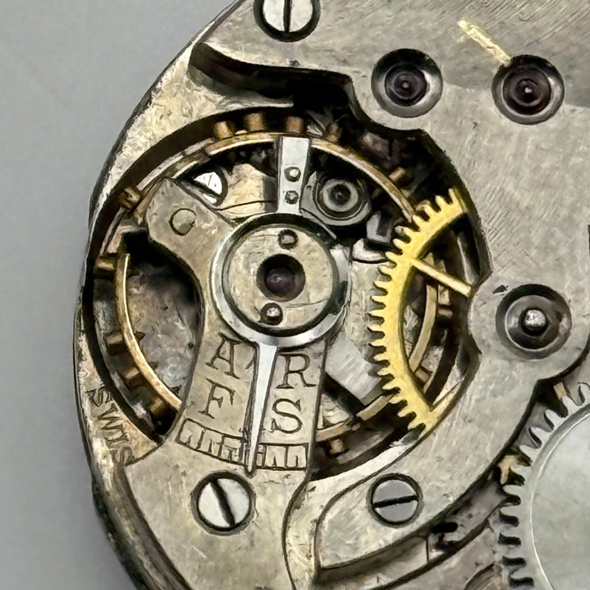 Unidentified Watch Movement Manual Swiss Vintage Wind Parts Repair 24.4mm