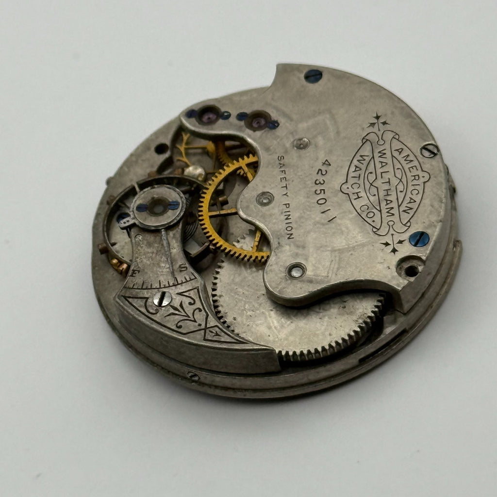 Waltham Grade F Watch Movement Seaside Quality Model 1882 U.S.A. 1s Parts Repair