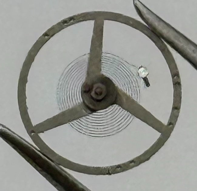 ETA 2485 Balance Wheel Complete And Spring Watch Movement Parts Vintage NOS