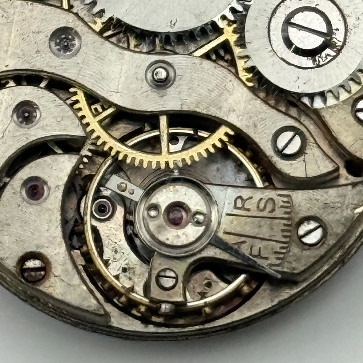 Red 12 Watch Movement Manual Wind Vintage Parts Repair Spares 24.9mm