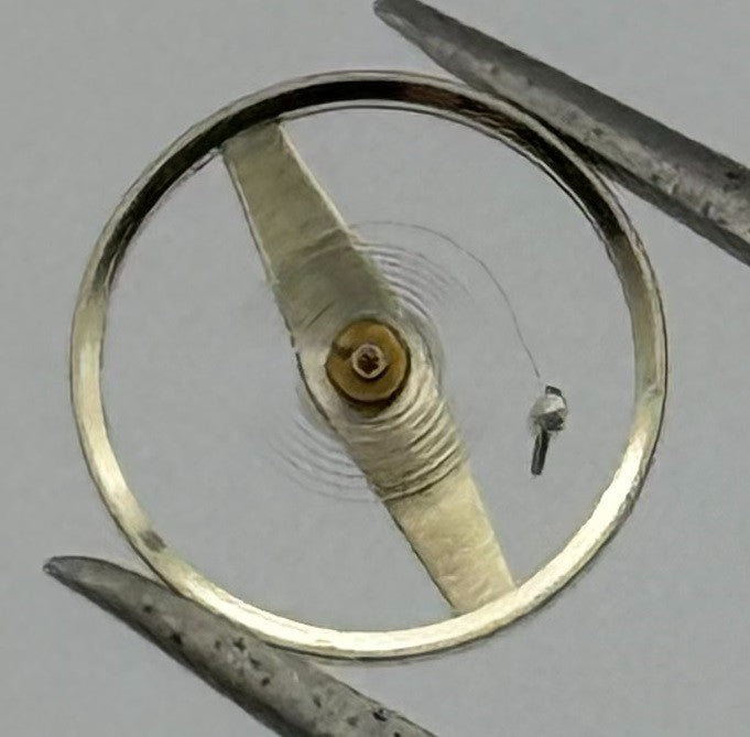 ST 69 KIF Inca Balance Wheel Complete And Spring Renata Watch Movement Parts NOS