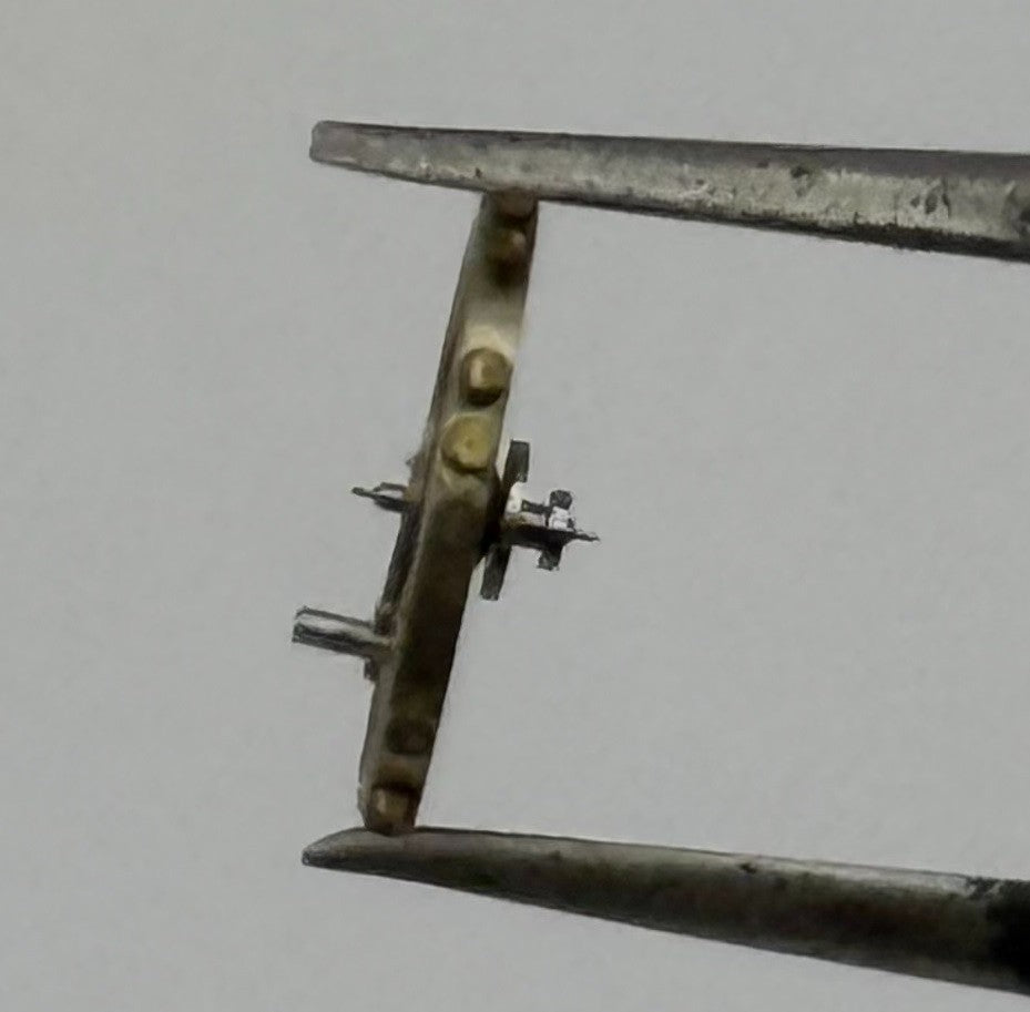 Balance Wheel Complete And Spring Watch Movement Parts Vintage NOS
