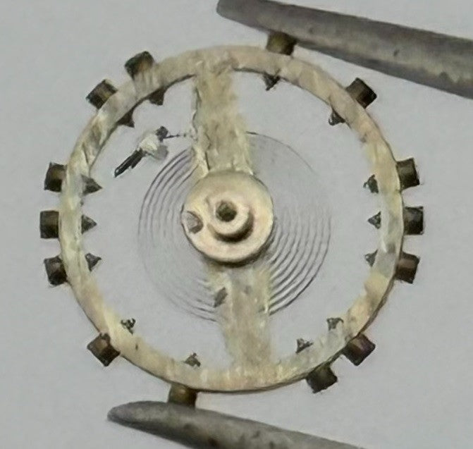 ETA 651 Balance Wheel Complete And Spring 4¼’’’ No 141 Watch Movement Parts NOS