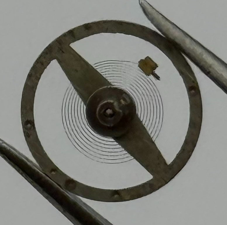 Smith LY SP Balance Wheel Complete And Spring 8¾’’’ Pour Watch Movement Parts