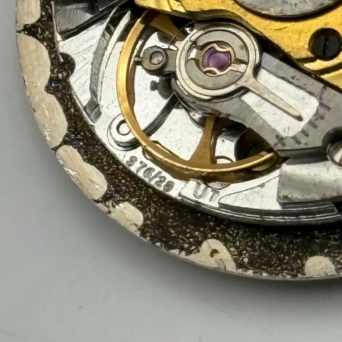 MSR S76/28 Watch Movement Garrard Date 21 Jewels Swiss Automatic Parts 25.9mm
