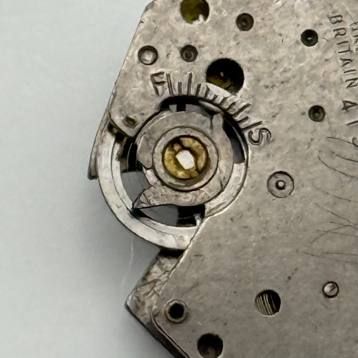Timex 415 Watch Movement Great Britain Manual Wind Vintage Parts Repair 18.4mm