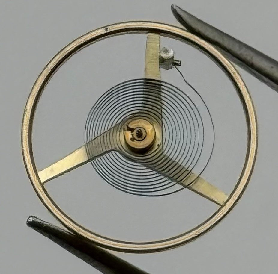 FHF 81 Balance Wheel Complete And Spring 10½’’’ 1503 M Watch Movement Parts NOS