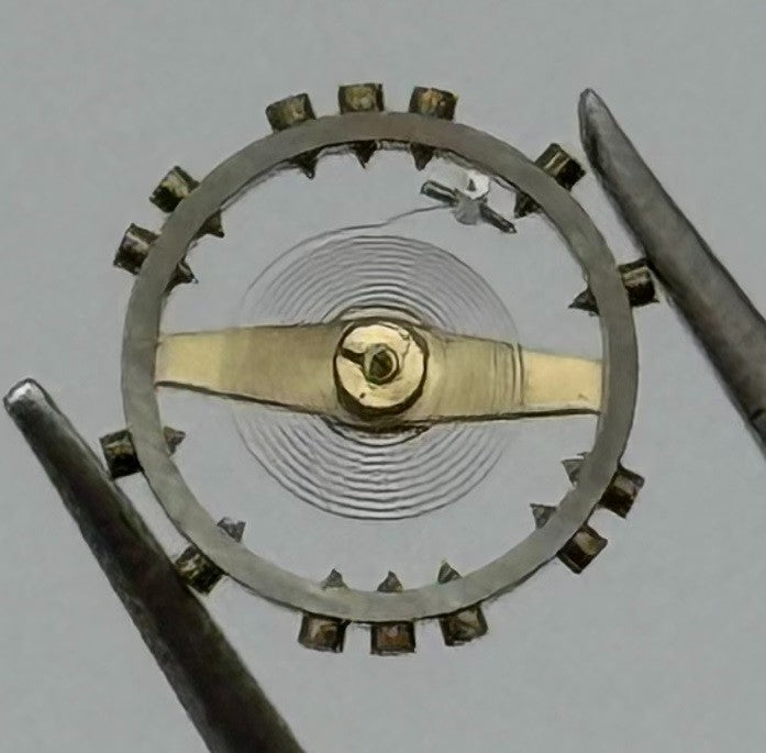 Femga 45 Balance Wheel Complete And Spring 5½’’’ 1006 M Watch Movement Parts NOS