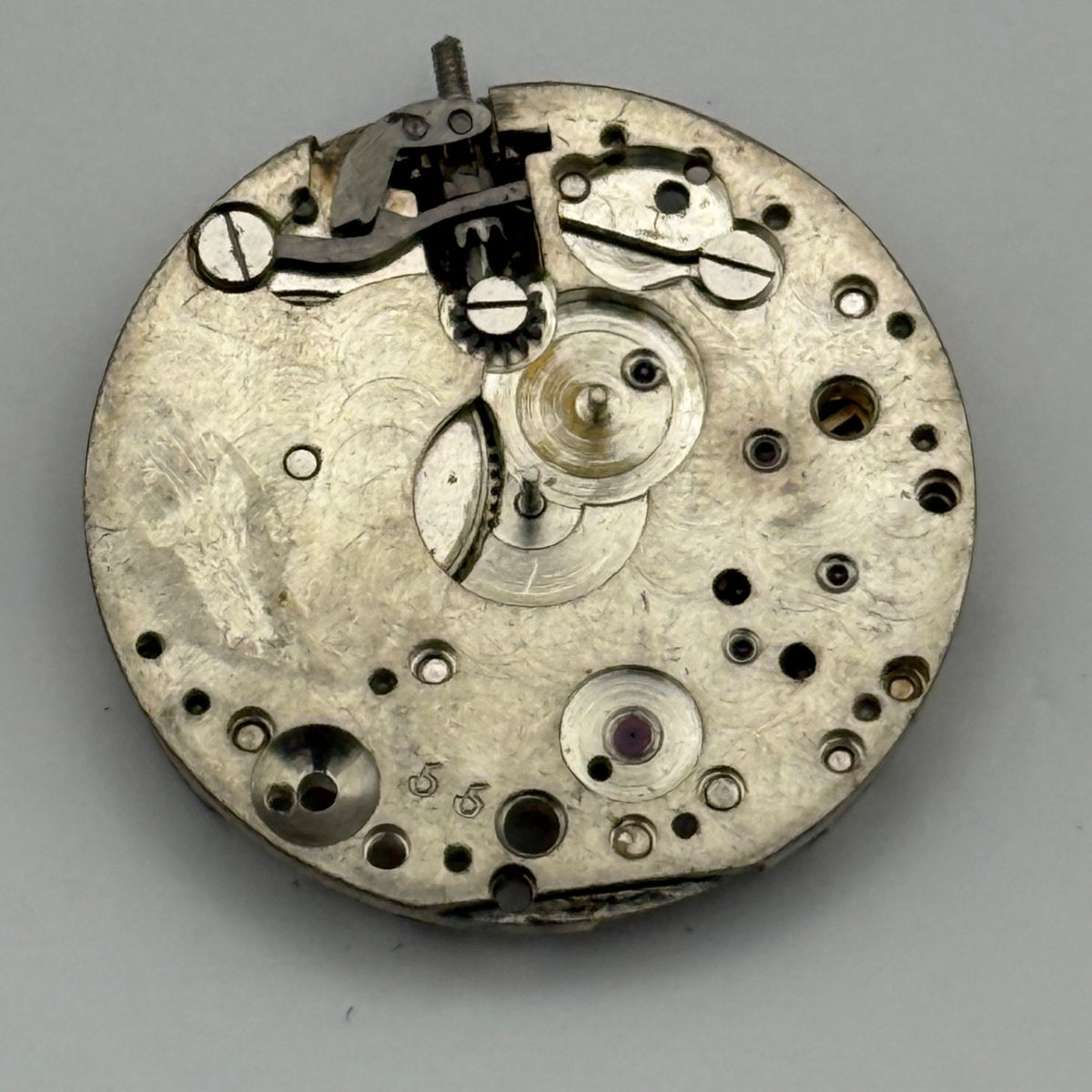 Rolex Genex Veriflat 15 Rubies Watch Movement - For Parts / Repair - 23.6mm