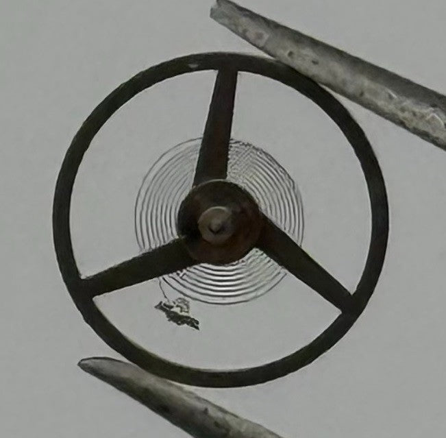 FEF 6600 Balance Wheel Complete And Spring Renata 1181 Watch Movement Parts NOS